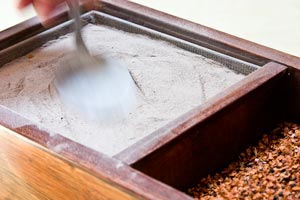 Cleaning incense box