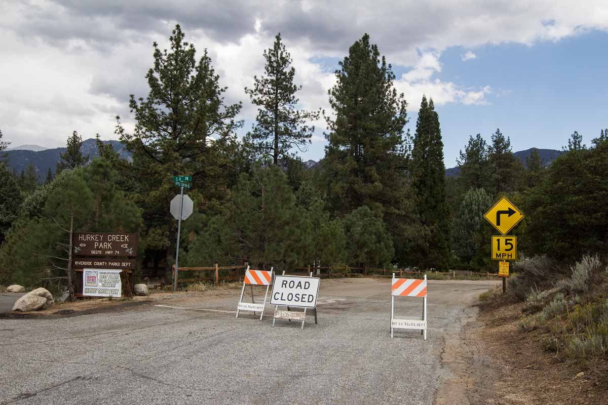 Apple Canyon Road closed as of yesterday