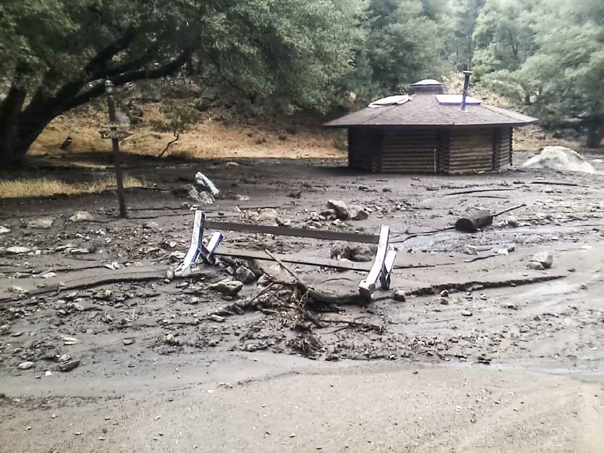 Flood damage at Yokoji Zen Mountain Center